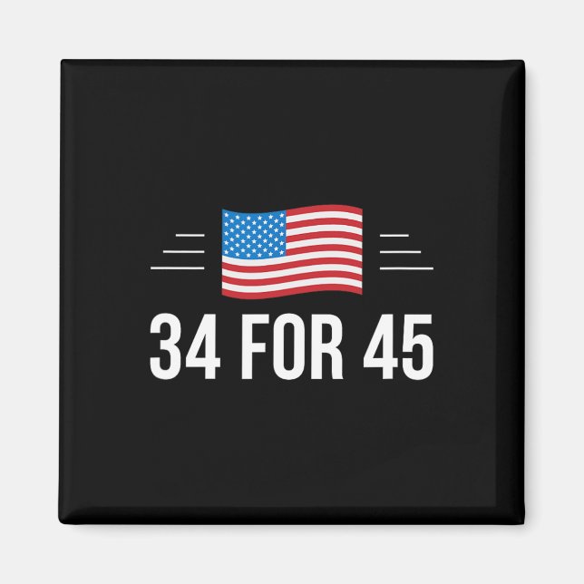 Imán Para 45 - Trump (tiempos culpables): (Frente)