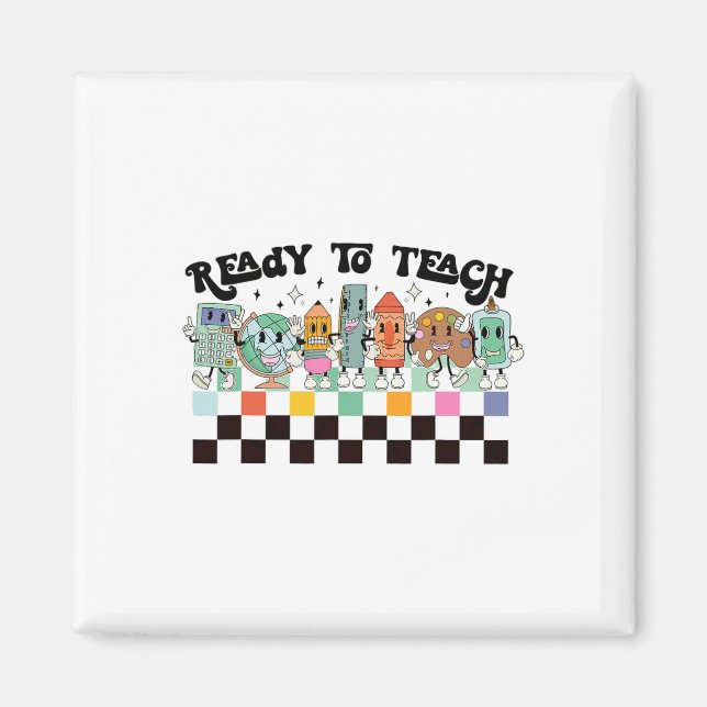 Imán Para Aprender Groovy Retro La Vida Del Profesor Pr (Frente)