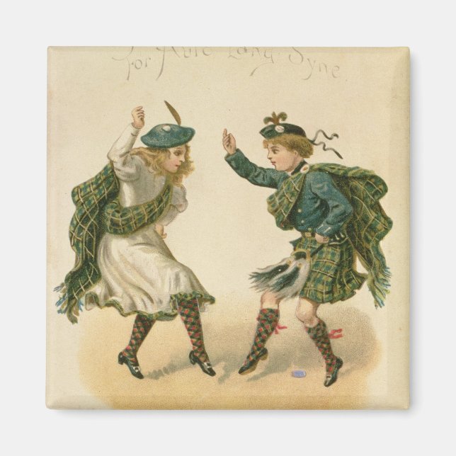 Imán Para Auld Lang Syne - Una Feliz Navidad Derecha' (Frente)