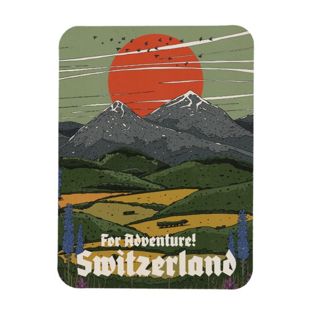 Imán Para Aventura Suiza (Vertical)