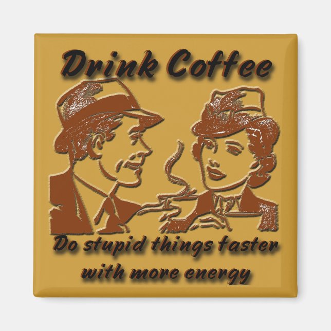Imán para beber café (Frente)