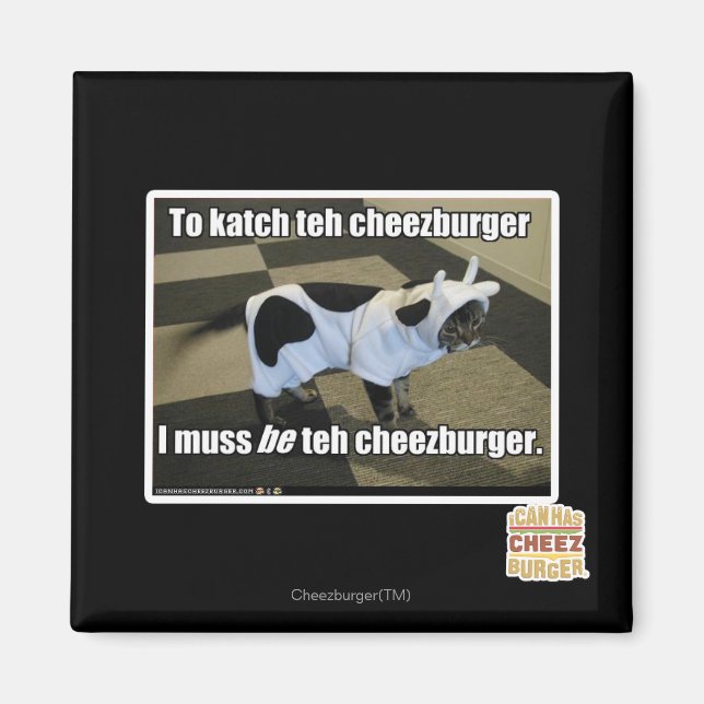 Imán Para cerrar la cheezburger (Frente)