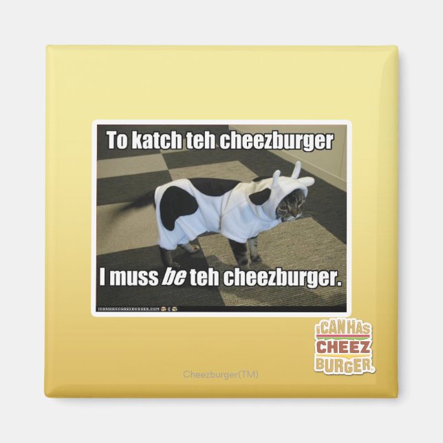 Imán Para cerrar la cheezburger (Frente)