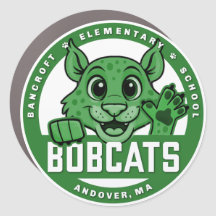 Bancroft Bobcat Car Magnet