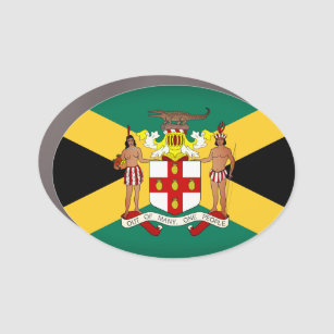 Imán Para Coche Bandera/Escudo de armas de Jamaica