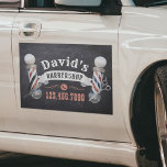 Imán Para Coche Barber Barbershop Hair Stylist Vintage Chalkboard<br><div class="desc">Barbershop Barber Hair Estilista Vintage Chalkboard Car Magnets.</div>