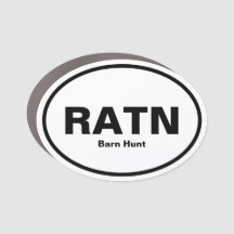 Barn Hunt Title Car Magnet - Novato