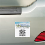 Imán Para Coche Cabina Alquiler Hogar STR Código QR Vacaciones<br><div class="desc">Este diseño puede ser personalizado en el área proporcionada cambiando la foto y/o el texto. O puede personalizarse eligiendo la opción de hacer clic en el personalizar y borrar o cambiar el color del fondo, agregar texto, cambiar el color o estilo del texto o eliminar el texto para un diseño...</div>