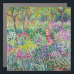Imán Para Coche Claude Monet - El jardín del Iris en Giverny<br><div class="desc">El Jardín Iris de Giverny / El Jardín del Artista en Giverny - Claude Monet,  1899-1900</div>