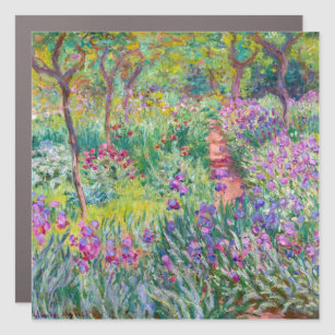 Imán Para Coche Claude Monet - El jardín del Iris en Giverny