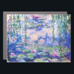 Imán Para Coche Claude Monet - Lilies de agua / Nympheas 1919<br><div class="desc">Lilies de agua / Nympheas (W.1852) - Claude Monet,  Petróleo en lienzo,  1916-1919</div>