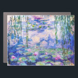 Imán Para Coche Claude Monet - Lilies de agua / Nympheas 1919<br><div class="desc">Lilies de agua / Nympheas (W.1852) - Claude Monet,  Petróleo en lienzo,  1916-1919</div>