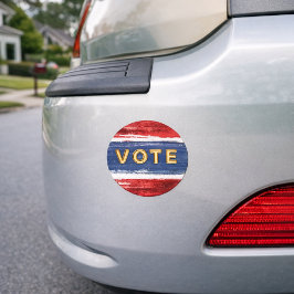 Imán Para Coche Elección de oro Patriótico