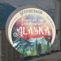 Enlazada a la última puerta de crucero de Alaska