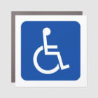 Estacionamiento para discapacitados en silla de ru