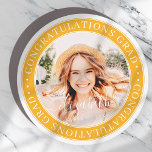 Imán Para Coche Felicitaciones Grad Modern Personalizado Photo Car<br><div class="desc">Este diseño simple y clásico está compuesto por tipografía de la síspera y agrega una foto personalizado.</div>