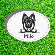 Feliz pastor de ovejas alemán