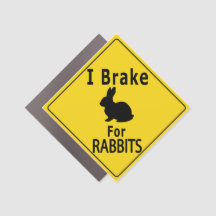 Freno Por Conejos - Rótulo Camino Amarillo