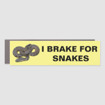 Freno Por Snakes Car Magnet