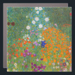 Imán Para Coche Gustav Klimt - Jardín de flores<br><div class="desc">Jardín de flores - Gustav Klimt en 1905-1907</div>