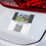 Imán Para Coche Hogar de alquiler a corto plazo STR Código QR Vaca<br><div class="desc">Este diseño puede ser personalizado en el área proporcionada cambiando la foto y/o el texto. O puede personalizarse eligiendo la opción de hacer clic en el personalizar y borrar o cambiar el color del fondo, agregar texto, cambiar el color o estilo del texto o eliminar el texto para un diseño...</div>