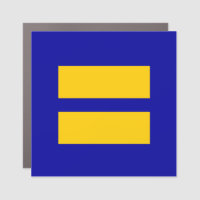 Igualdad de derechos LGBTQ azul y amarillo