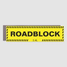 Imán de coche de RoadBlock