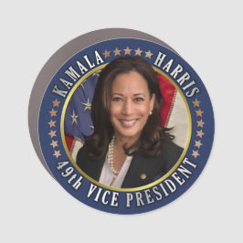 Imán Para Coche Kamala Harris 49ª Conmemoración del Vicepresidente