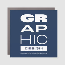 Imán Para Coche Kean MGC Graphic Design Car Magnet