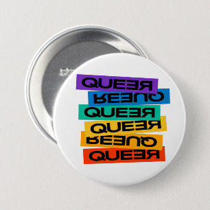 Imán para coche. LGTB+Orgullo. Raro. Botón M