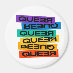 Imán para coche. LGTB+Orgullo. Raro. Chapa