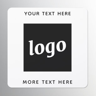 Imán Para Coche Logotipo simple con negocio de texto