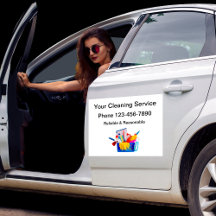 Magnates de coches móviles de servicio de limpieza