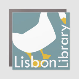 Imán Para Coche Magnet Maine de la Biblioteca de Lisboa