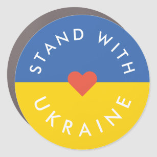 Imán Para Coche Manifestación ucraniana contra la guerra