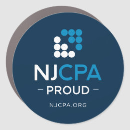 Imán Para Coche NJCPA Blue Car Magnet - NJCPA ORGULLOSO