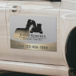 Imán Para Coche Operador profesional de la planta de excavación de<br><div class="desc">Operador de la planta de excavadora de constructores Imanes profesionales de autos de oro.</div>