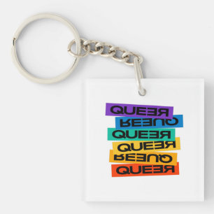 Imán para coche. Orgullo LGBT+. Queer. Llavero