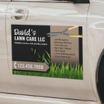 Imán Para Coche Paisajismo en el cuidado del césped que siembra ne<br><div class="desc">Magnate de coches del Servicio Profesional de Atención al Jardín de la Vegetación.</div>