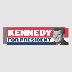 Imán Para Coche Parachoque Kennedy Johnson 1960 Kennedy 1960