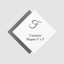 personaliza diamante simple personalizado de 3" x