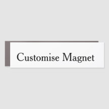 personaliza simple personalizado 3" X 11" Bum Trad