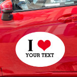 Imán Para Coche Personalizado Amor Anuncio de texto Vehículo Peque<br><div class="desc">Me encanta Personalizado Mensajes de texto Vehículo Pequeño Imán de coches para empresas</div>