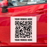 Imán Para Coche Personalizado Código QR Vehículo de pequeña empres<br><div class="desc">Personalizado Código QR Escaneado Vehículo de Pequeña Empresa Magnet de coches</div>