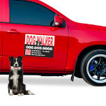 Imán Para Coche Personalizado Dog Walker<br><div class="desc">¡Pónganse de pie en la carretera con nuestro imán de coches Personalizado Dog Walker! Diseñado para los propietarios de servicios de paseo de perros que quieren mostrar su pasión y profesionalismo, este imán llamativo ofrece una forma divertida pero audaz de promover su negocio. Diseñado a partir de materiales duraderos, se...</div>