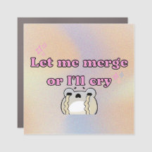 Rana divertida Déjame fusionarme o llorar