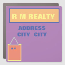 Rectángulo CAR MAGNET 7 x 7