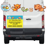 Imán Para Coche Servicio de Mascota de Autos Animales para Perros<br><div class="desc">Cute Dog Walking Animal Car Mascota Imán de tarjetas de visita a los clientes y clientes futuros. Perro adorable y adorable, gato, lagarto, hámster y pescado para anunciar a su mascota sentado, cuidado animal y servicio de caminar perro. Haga una buena impresión con sus futuros clientes con este maravilloso diseño....</div>