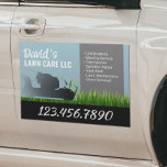 Imán Para Coche Servicio de paisajismo y cuidado del césped Mint B<br><div class="desc">Magnates Profesionales De Autobuses De Jardinería.</div>
