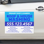 Imán Para Coche Techo y Casa de lavado gCar Magnet<br><div class="desc">Diseño azul llamativo</div>
